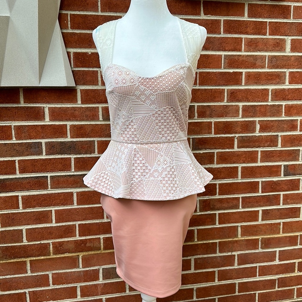 Lovely Day Peplum Dress Size S